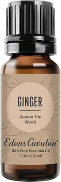 Edens Garden Ginger Around The World Essential Oil- 100% Pure Premium Grade, Undiluted, Natural, Therapeutic, Aromatherapy, The Best for Diffuser, Skin, Candle, Laundry 10 ml (.33 fl oz)