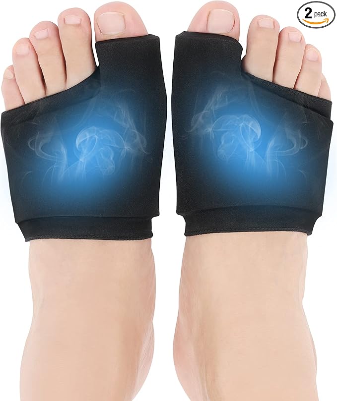 Forefoot Toe Ice Pack, Helthrelife Ball of Foot Pain Relief Cold&Heat Therapy Gel Foot Ice Pack for Swelling, Plantar Fasciitis, Blisters, Bunions, Hallux Valgus, Sport Injuries, Flat feet