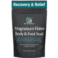 Magnesium Soak for Sports Recovery - Fast Acting Magnesium Bath Soak with Dead Sea Salt & MSM for Tired Feet & Sore Muscles - Replenishing Mineral Bath Salt for Full Body Relief (Fragrance Free) by M3