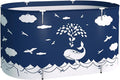 BESTHLS Foldable Bathtub Portable Soaking Bath Tub,Eco-Friendly Bathing Tub for Shower Stall (Large, Blue Whale)