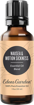 Edens Garden Nausea & Motion Sickness Essential Oil Blend- 100% Pure Premium Grade, Undiluted, Natural, Therapeutic, Aromatherapy, The Best for Skin, Humidifiers, Face 30 ml (1 fl oz)