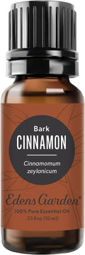 Edens Garden Cinnamon- Bark Essential Oil- 100% Pure Premium Grade, Undiluted, Natural, Therapeutic, Aromatherapy, The Best for Diffuser, Candle, Laundry, Humidifiers 10 ml (.33 fl oz)
