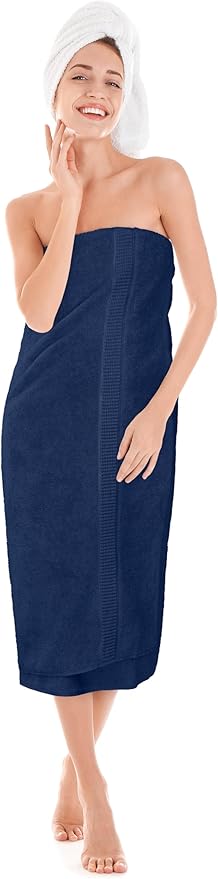 Utopia Towels Luxurious Jumbo Bath Sheet 2 Piece, 600 GSM, 35 by 70 Inches, 100% Ring Spun Cotton, Highly Absorbent and Quick Dry Extra Large Bath Towel, Super Soft Towel, Navy