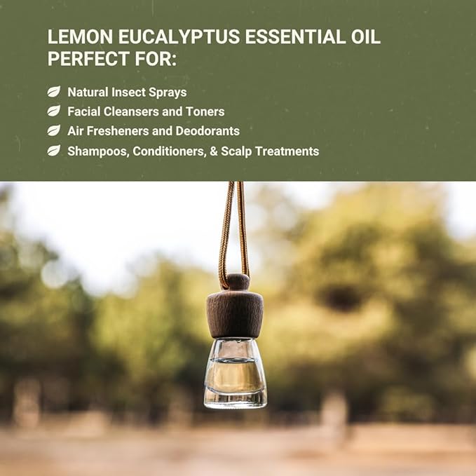 Lemon Eucalyptus Oil by Eucaliptus from Brazil - Pure Lemon Eucalyptus - 100% Pure Steam Distilled Natural Aceite de Eucalipto Limón - Aromatherapy - Premium Therapeutic Grade (22lbs)