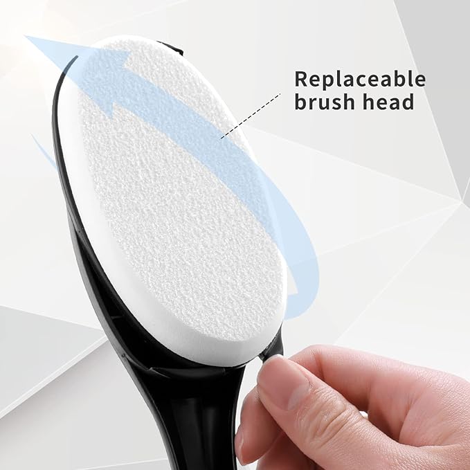 EASACE Body Brush for Back,Lotion Applicator, Long Handle Bath Brush for Showering, Adjustable Head Back Scrubber, Shower Brush with Soft Bristles for Wet or Dry