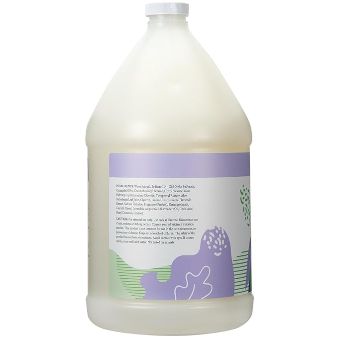 Ginger Lily Farms Botanicals All-Purpose Conditioning Liquid Hand Soap Refill, 100% Vegan & Cruelty-Free, Lavender Chamomile Scent, 1 Gallon (128 fl oz)