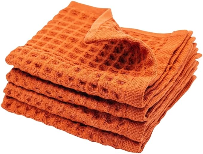 sea me at home Waffle Washcloths Set, 100% Turkish Cotton