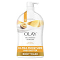 Olay Body Wash for Women, Ultra Moisture, 24hr Moisturizing, Hydrating & Refreshing, B3 Vitamin Complex, Free of Parabens & Phthalates, For All Skin Types, Shea Butter Scent, 33 fl oz
