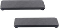 2 Pcs Water Absorbing Stone Trays, Kitchen/Bathroom Sink Soap Dish, Diatomite Tray Used for Hand Soap & Cosmetic Bottles in The Modern Home, 3.5" W x 7.1" L, Dark Gray