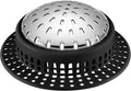 Shower Drain Hair Catcher, Shower Drain Cover, Bathtub Drain Hair Catcher for Pop-Up & Regular Drains