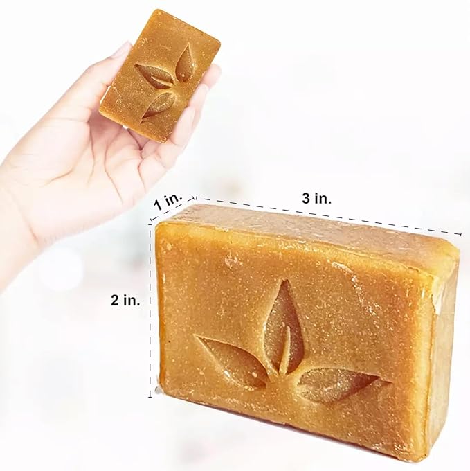 Sorion Soap for Face and Body - Bar Soap to Smooth and Comfort Dry, Itchy, Flaky Skin with Coconut Oil, Turmeric, Pala Indigo Essential Oils Soap Bar