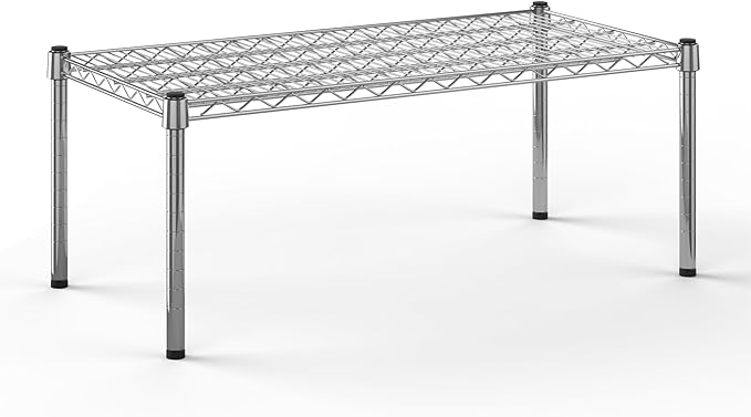 18" Deep x 36" Wide x 14" Height Wire Shelving Kit | 1-Tier | NSF Commercial Storage Rack Unit