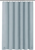 Barossa Design Shower Curtain Liner - Premium PEVA Shower Liner for Bathroom, BPA & PVC Free, No Chemical Smell, Lightweight Standard Size Bath Curtain with 3 Magnets, Metal Grommets - Stone Blue