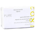 Beekman 1802 Pure Palm-Sized Bar Soap - Fragrance Free - 3.5 oz - Cleanses, Nourishes & Hydrates - Microbiome Friendly - No Irritation - Good for Sensitive Skin - Packaging May Vary