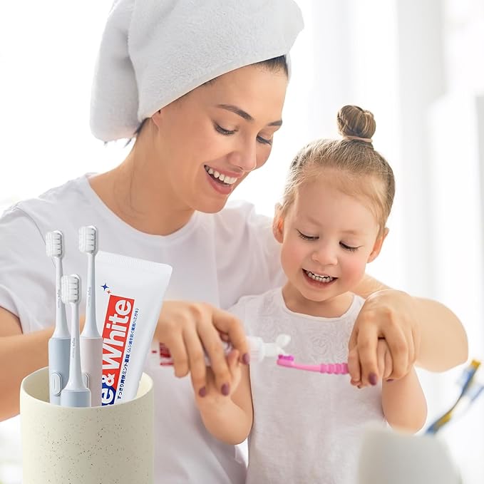 Toothbrush Holder for Bathrooms - 1 Cup Ceramic Toothbrush Toothpaste Holder, Beige Bathroom Tumbler Cup Reusable Toothbrush Mouthwash Cup, Bathroom Counter Organizer
