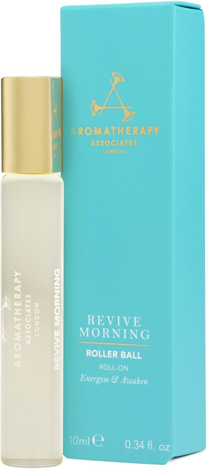 Aromatherapy Associates Revive Morning Roller Ball. Premium Blend of Neroli and Grapefruit Essential Oils to Reset and Refresh on the Go (0.34 fl oz)