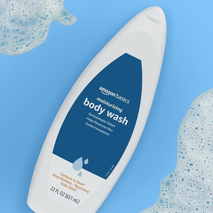 Amazon Basics Body Wash for Moisturizing Skin, Fresh, 22 fl oz (Pack of 1)