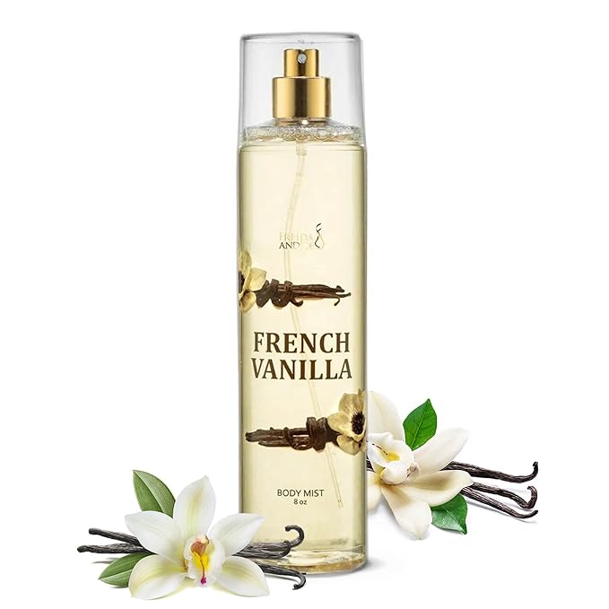 Body Spray For Women, French Vanilla spray Fragrance Body Mist, Unisex rich, comforting, & sweet aroma, 8 oz Fine Fragrance