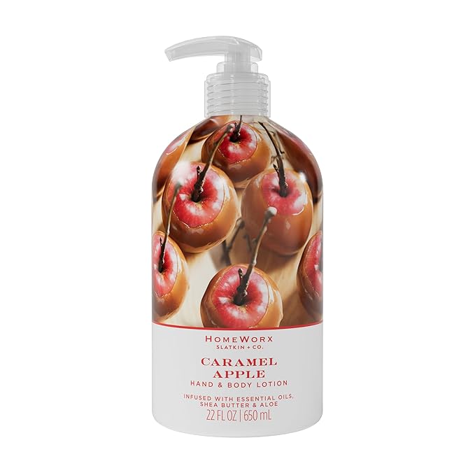 Homeworx by SLATKIN + CO.- Caramel Apple, 22 fl oz. Body Lotion