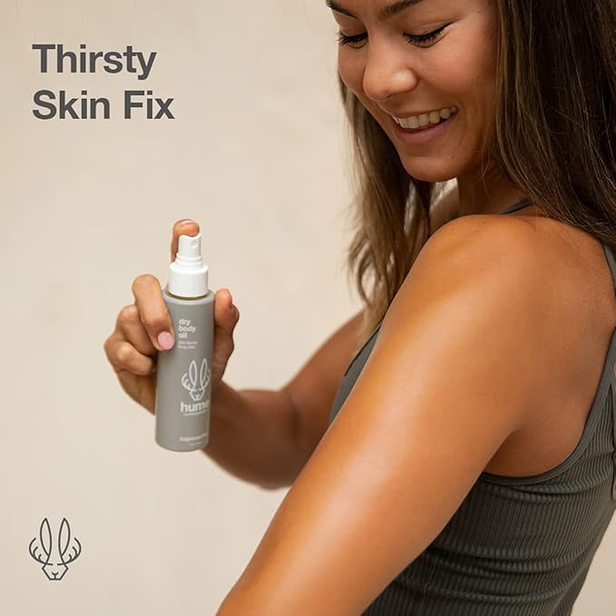 Hydrating Plant-based Body Oil Spray for Men and Women - 4 fl oz After Shower Bath Oil - Apricot Kernel and Prickly Pear Oil - Moisturizing Mist for Dry and Sensitive Skin - Vitamins and Antioxidants