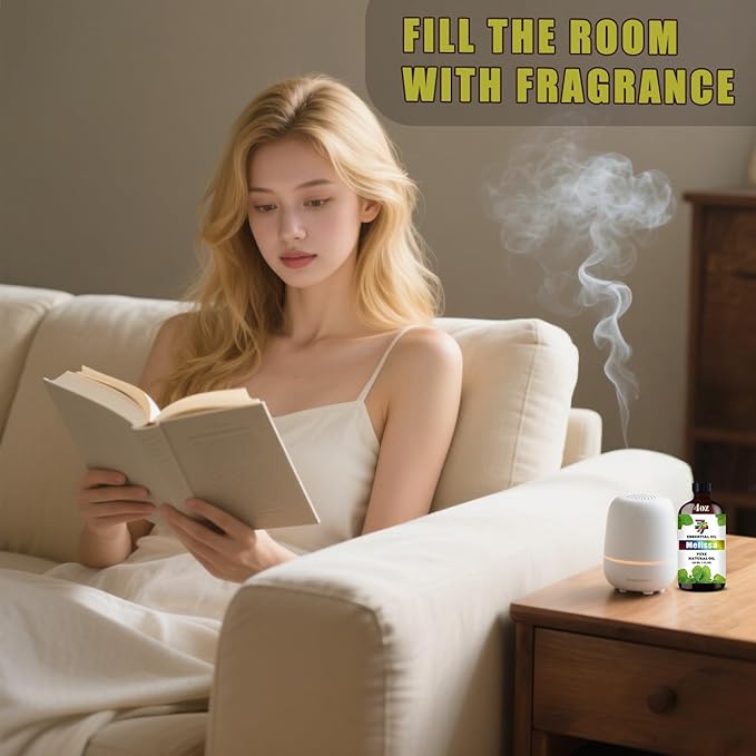 Melissa Essential Oil (4 oz/120 ml) — Melissa Oils for Aromatherapy, diffusers, humidifiers, Home fragrances, DIY Skincare, soap Making, DIY Candle Making, Relaxation, Yoga, and Meditation