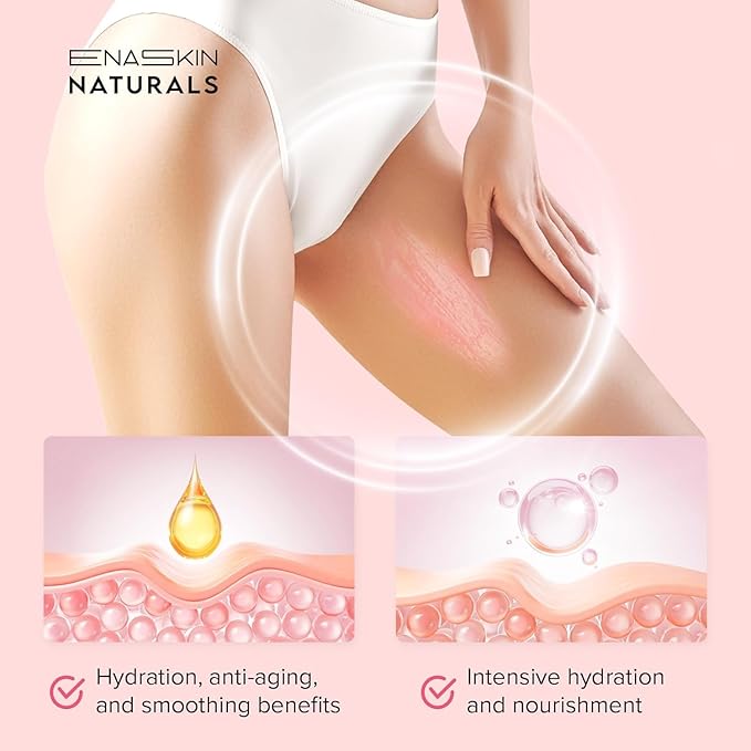 Anti Cellulite Body Firming Cream: Cellulite Remover for Legs & Inner Thigh- Skin Tightening Lotion for Womens' Booty, Stomach & Belly with Acetyl Hexapeptide-8 & Caffeine, 100 ML