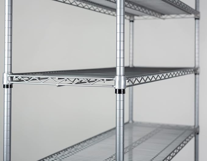 Omega 12" Deep x 48" Wide x 80" High 3 Tier Gray Starter Shelving Unit
