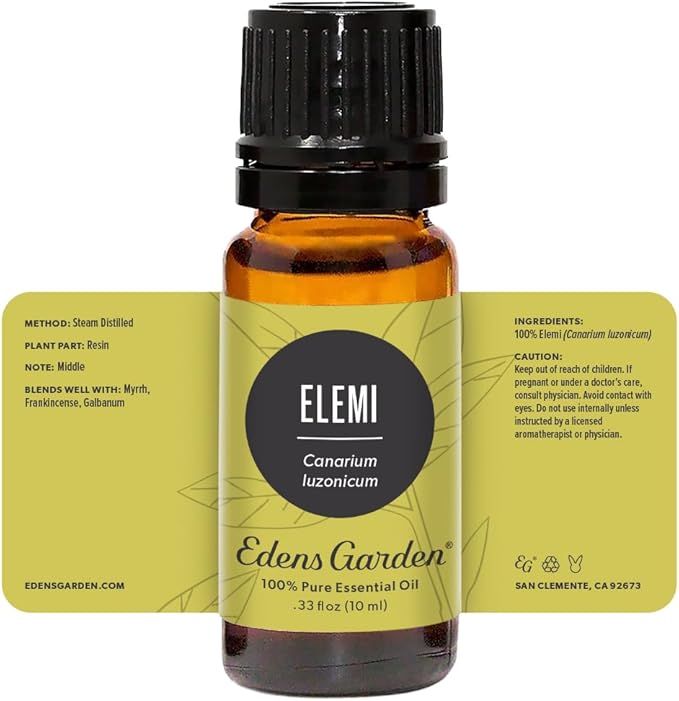 Edens Garden Elemi Essential Oil- 100% Pure Premium Grade, Undiluted, Natural, Therapeutic, Aromatherapy, The Best for Diffuser, Skin, Face, Hair 10 ml (.33 fl oz)