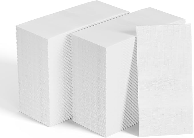 600 Pack Paper Napkins, Disposable Guest Towels Party Dinner Napkins Soft, Absorbent 3-Ply Hand Towels for Bathroom, Wedding and Events