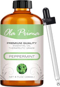 Ola Prima Therapeutic Grade Peppermint Essential Oil - 8 Fluid Ounces