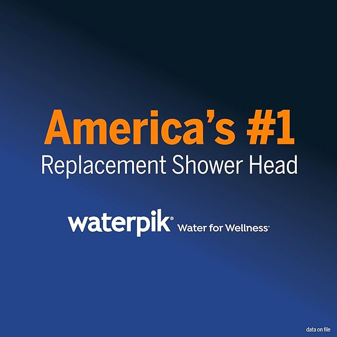 Waterpik High Pressure Hand Held Shower Head With Hose, PowerPulse Massage 7-Mode, Brushed Nickel XPB-769ME