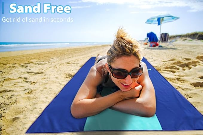 6 Pack Microfiber Oversized Lightweight Beach Towel 71x32 Extra Thin Large Sand Free Towels Travel Swim Pool Yoga Gym for Adults Women Men Beach Essentials Accessories Vacation Gift