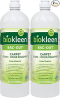 Biokleen Bac-Out Stain Remover for Clothes - 2 Pack - Enzymatic, for Laundry, Diapers, Wine, Carpets, & More, Eco-Friendly, Plant-Based, 32 Ounces