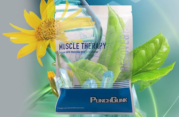 Punch Gunk Muscle Therapy Recovery Bath Soak with MSM, Magnesium, Vitamin C and Aloe