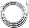 Shower Hose PVC,Explosion Proof Anti Winding Showerhead Hoses Extra Long,Used In Showerheads Spray Bidet Bathing Toilet Cleaning Pet Flexible Rv Shower Hose Replacement (Silver, 31 In)