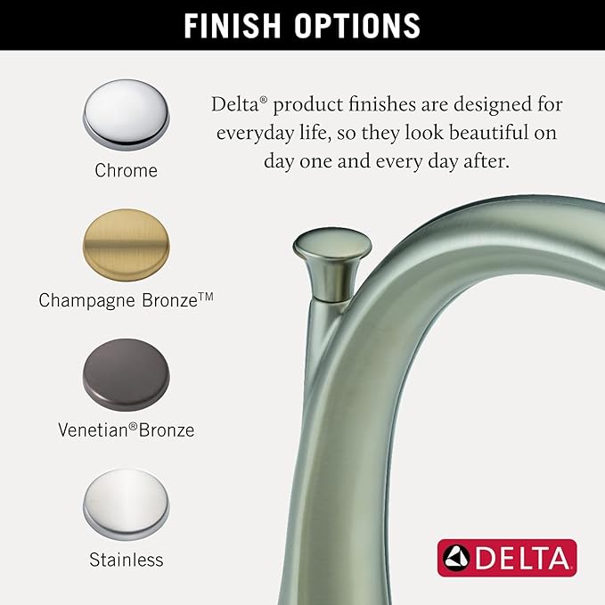 Delta Faucet Lahara 2-Handle Widespread Roman Tub Faucet - Brushed Nickel - Stainless T2738-SS