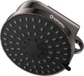 High Flow Filtered Shower Head, HOPOPRO 5 Modes High Pressure Fixed Showerhead with Filter, 2-In-1 Shower Head Filter, Remove 99% Chlorine, Improves Skin Hair Condition (6 Inch Oil Rubbed Bronze)