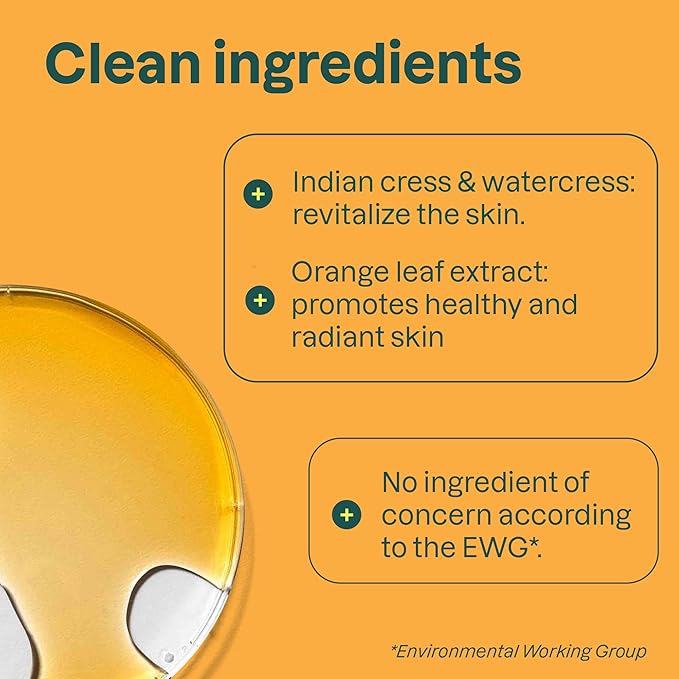 ATTITUDE Bubble Bath, EWG Verified, Plant and Mineral-Based, Dermatologically Tested, Vegan Body Care Products, Orange Blossom & Eucalyptus, 16 Fl Oz