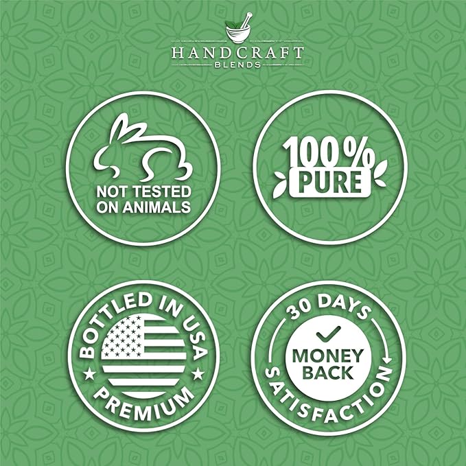 Handcraft Blends Tea Tree Essential Oil – Huge 4 Fl Oz – 100% Pure and Natural – Premium Grade Essential Oil for Diffuser and Aromatherapy, Skin, Massage, Candle and Soap Making Fragrance