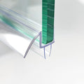36" Shower Door Bottom Seal Strip Frameless Shower Sweep for 1/2" (12mm) Thick Glass Ultra Clear Polycarbonate (Single Pack)