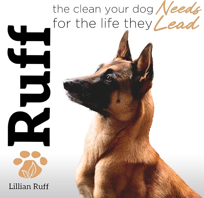 Ruff by Lillian Ruff Oatmeal Dog Shampoo Sandalwood Amber – Moisturizing Pet Shampoo with Aloe & Coconut Oil – Relieves Itching, Hot Spots & Odor – Puppy Safe – Made in USA (Gallon)
