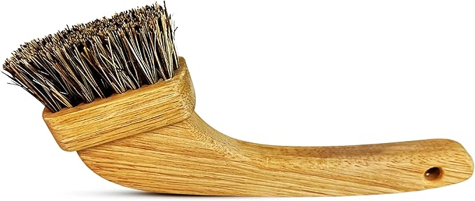 All-Natural Grout Brush Set | Wooden Cleaning Brush for Tile and Floor | Durable Floor Scrubber for Bathroom and Kitchen | Eco-Friendly Household Cleaning Tools
