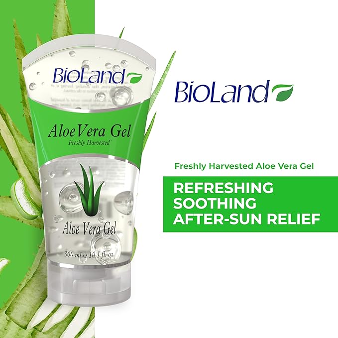 Aloe Vera Gel – Daily Multi-Purpose Hydrating Gel – Sunburn Relief and Soothing Moisturizer for Face and Body – All Skin Types – 10.14 fl oz (300mL)