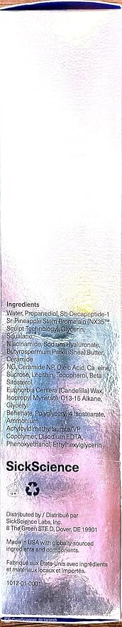 SickScience DropOff Advanced Exosome Body Firming & Sculpting Cream | Targets Stretch Marks, Cellulite, the Belly Area & Loose Skin, Including After Pregnancy, 100ml