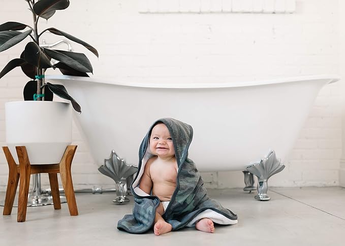 Copper Pearl Hooded Bath Towels Premium Knit/Terry Cloth Baby Towels with Hood, Pockets, and Cool Designs - Great to Gift and Make Bath Time Fun - Baby Bath Towel, Hunter