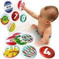 Floating Baby Flash Cards for Bathtub - Learn Numbers, Counting and Colors - Educational Bath Toys for Babies & Toddlers 3 Plus Months (Set of 21)