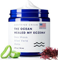 The Ocean Healed My Eczema Natural & Soothing Eczema Cream - Hydrating & Nourishing Psoriasis Cream with Sea Moss & Colloidal Oatmeal - Quick Absorbing Anti Itch for Dry Sensitive Skin (4oz)