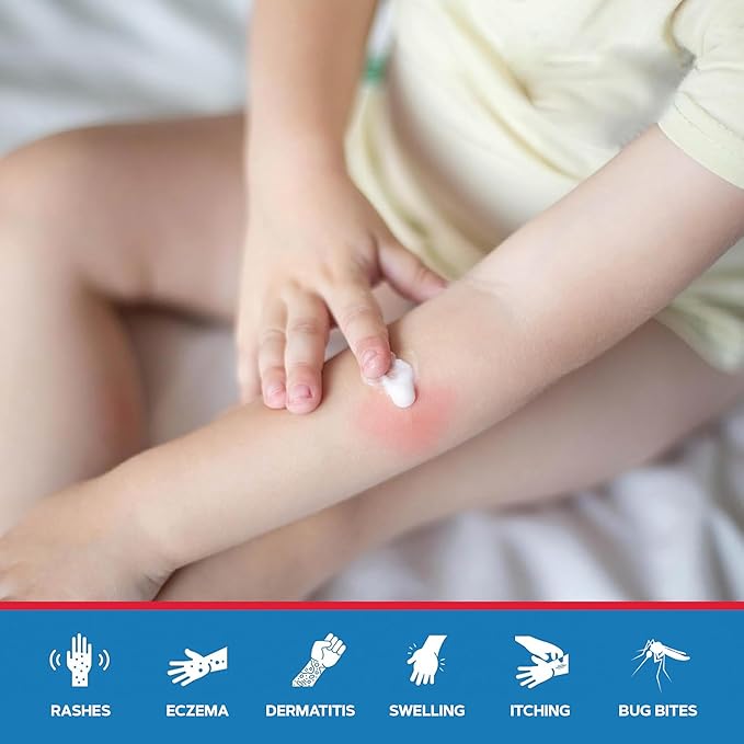 MED Pride 1% Hydrocortisone Cream Bulk 16 Oz Maximum Strength Itch Relief for Eczema, Dermatitis, Rashes, Mosquito Bites