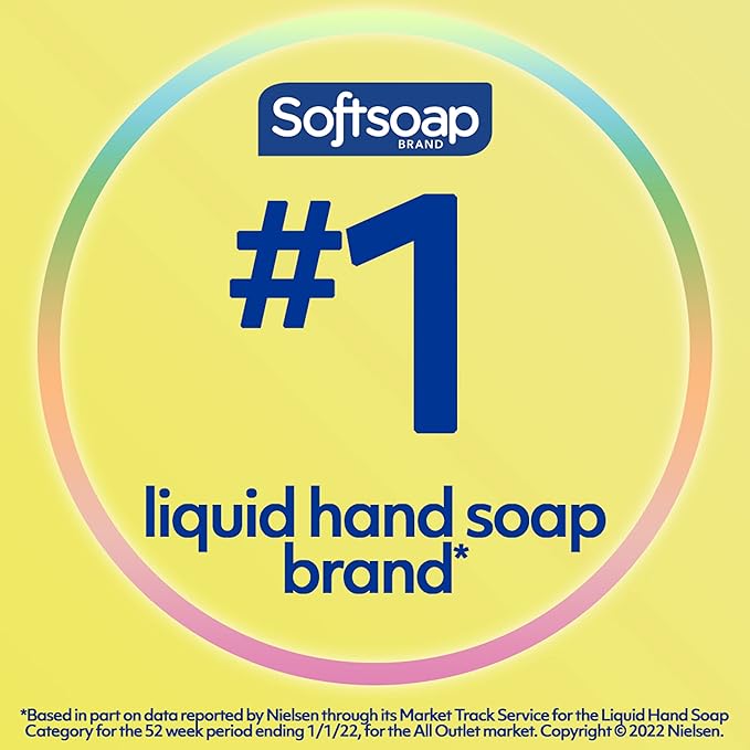 Softsoap Antibacterial Liquid Hand Soap, Fresh Citrus Scent Hand Soap, 11.25 Ounce, 6 Pack