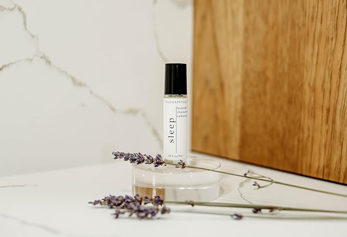 Sleep Essential Oil Roll-On 10ml – Relaxing Aromatherapy with Lavender, Cedarwood & Roman Chamomile for Deep Sleep & Stress Relief – Therapeutic Grade, Natural Oils, Acne-Safe, Vegan & Cruelty-Free